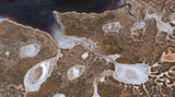 aerial photo of tanami desert, Northern Territory, australia