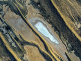 aerial photo of the Strzelecki Desert, South Australia