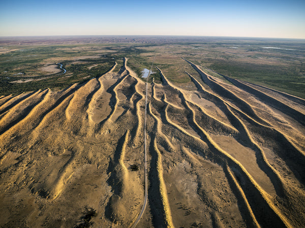 aerial photography of the Birdsville track
