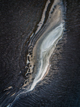 aerial view of Lake Amadeus, Northern Territory, Australia