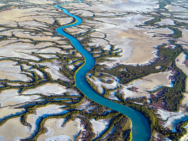 aerial photography of gulf of Carpentaria Queensland australia