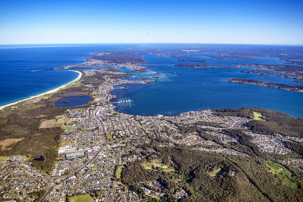 aerial photo of Belmont, Lake Macquarie