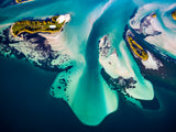 the drop over, aerial photo of Lake Macquarie by Airphoto australia
