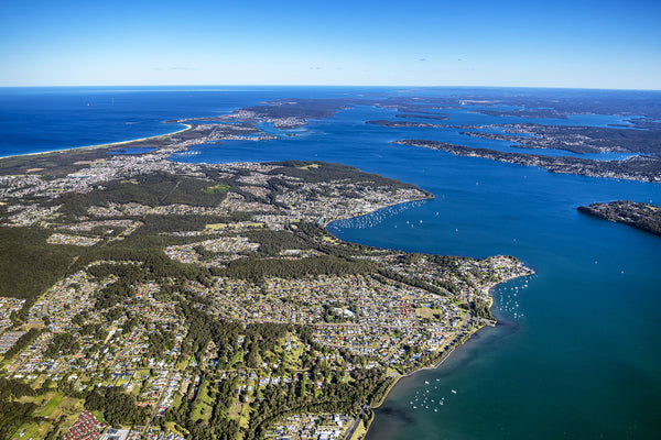 aerial photo of Eleebana, Lake Macquarie by airphoto australia