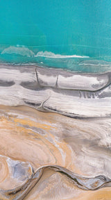 aerial photo of eighty mile beach, Western Australia