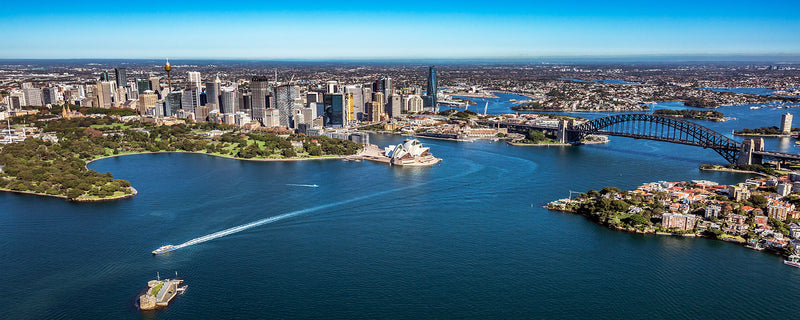 aerial photo of Sydney, airphoto australia