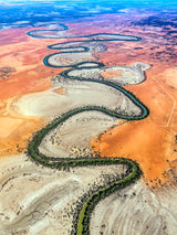 aerial photo of Darling Anabranch NSW Australia