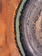 aerial photography of Darling Anabranch NSW Australia