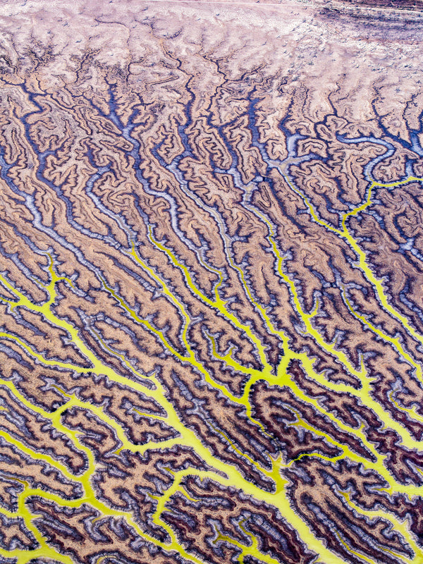 aerial photo menindee lakes aerial art abstract nsw