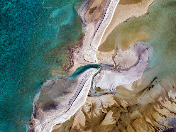 shark bay western australia aerial photography by Airphoto australia
