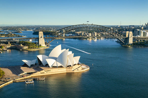 aerial photography of Sydney 