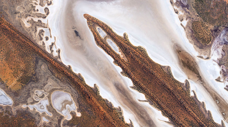 Aerial photo of Tanami Desert, Northern Territory, australia