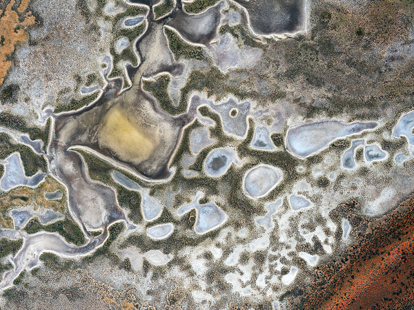 aerial view of tanami desert Northern Territory, australia