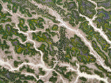 aerial photography of eyre creek, Queensland, australia