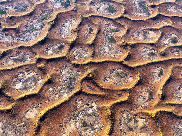 aerial photo of sand dunes, yamma mamma, Queensland