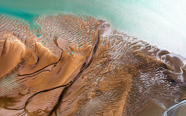 aerial photography of Queensland coast