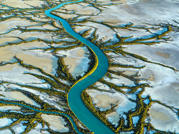 aerial view of gulf of carpentaria, Queensland, Australia