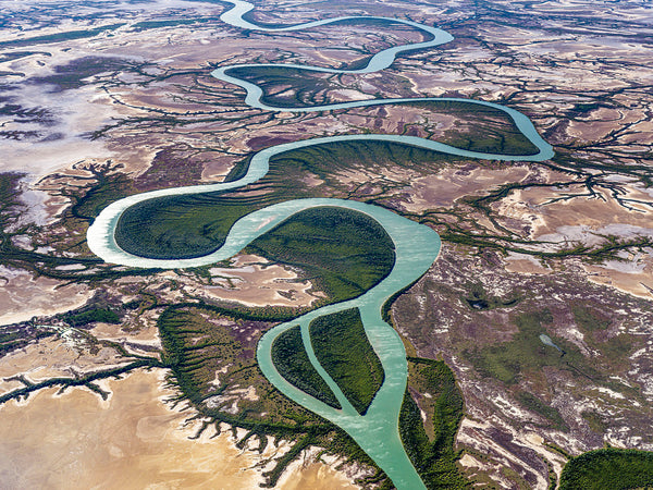 aerial photo of gulf of Carpentaria, australia