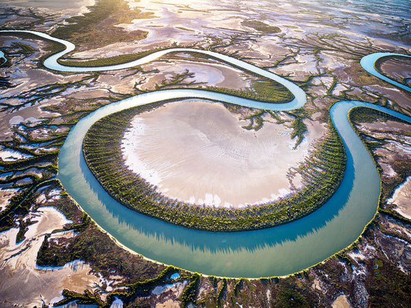 aerial photo of gulf of carpentaria