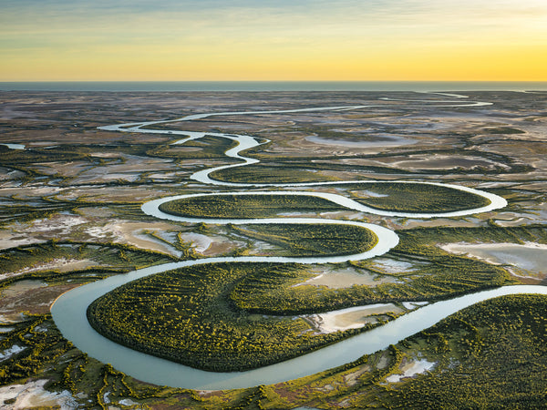 aerial view of gulf of carpentaria, Northern Territory, australia