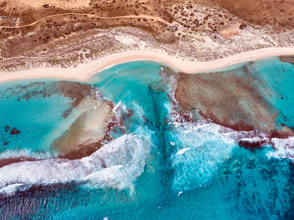 aerial photo Ningaloo western Australia