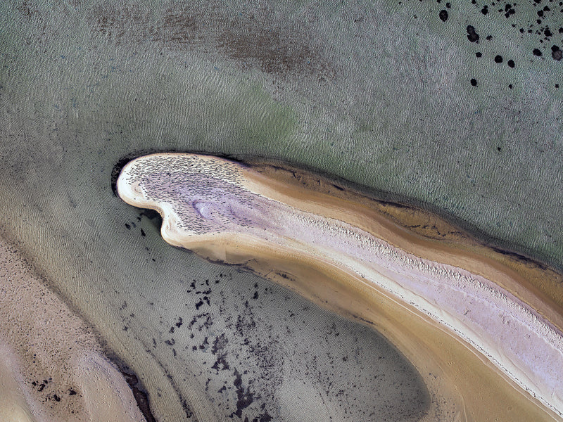 aerial photography of shark bay, Western Australia