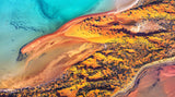 aerial photography of shark bay, Western Australia