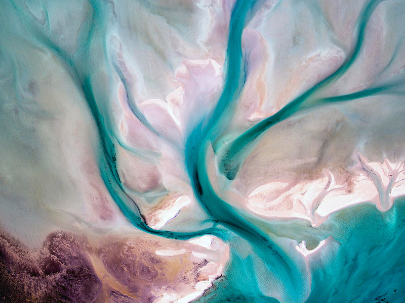 aerial photo of shark bay, Western Australia