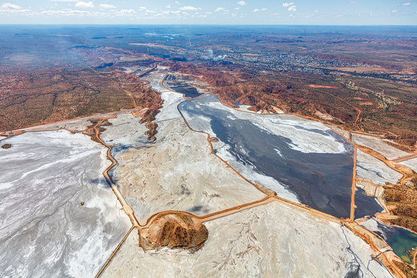 aerial view of mount isa mine, Queensland