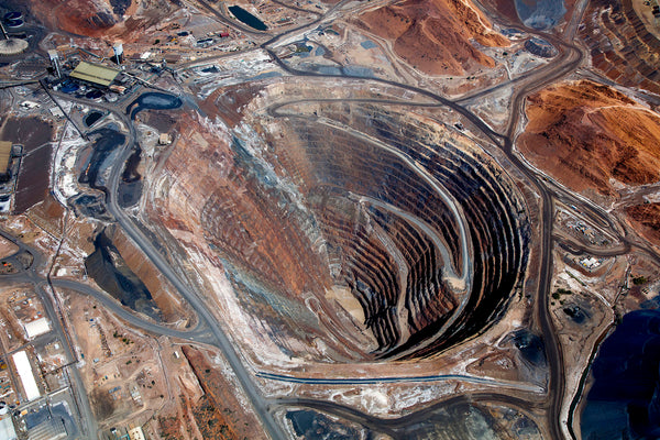 aerial view of mount isa mine