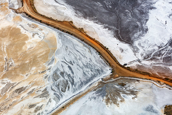 aerial view of mount isa mine tailing pond