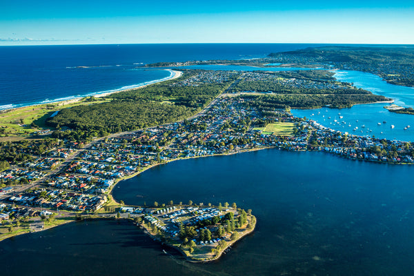 aerial photo of Belmont South