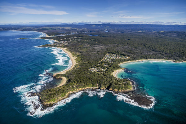 aerial photo of bendalong south coast australia