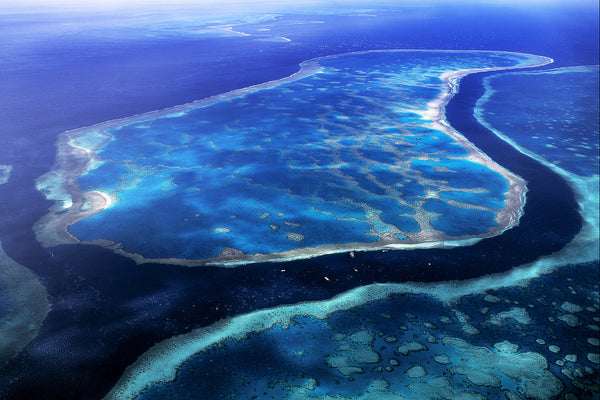 aerial photo of hardy reef Queensland australia