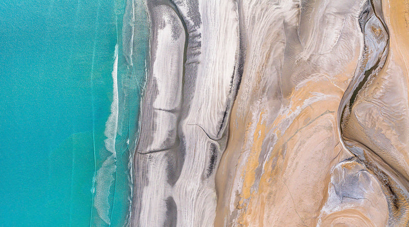 aerial photo of eighty mile beach
