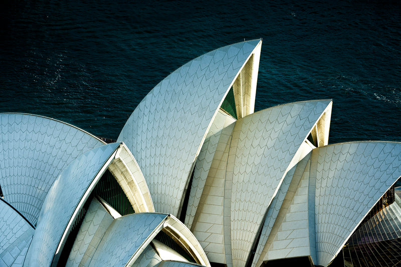 aerial view of sydney opera house