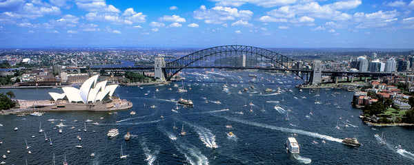 aerial photo of Sydney, Australia Day 
