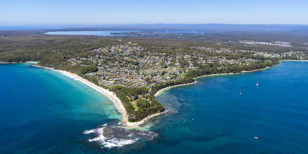 aerial photo of vincentia, nsw, australia