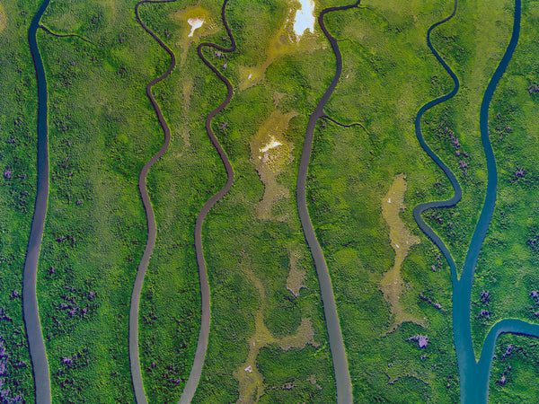 aerial photograph of hinchinbrook island australia