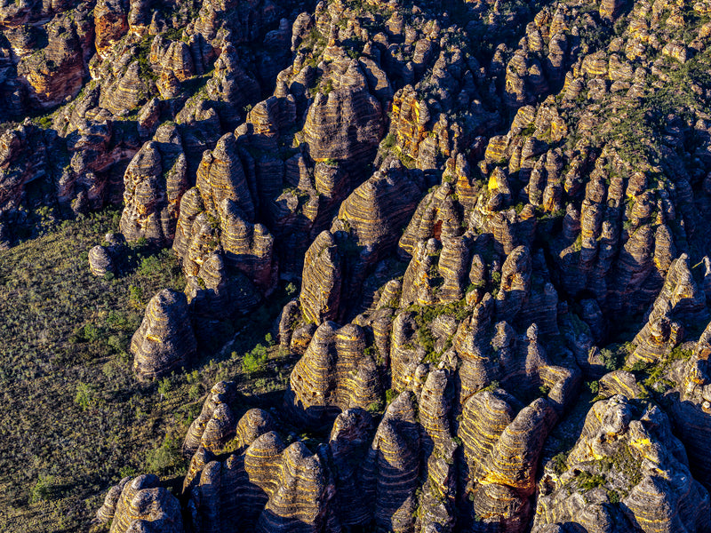 aerial photo purnululu bungle bungles kimberley western australia